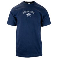 Utah State Aggie Bull Embroidered Unisex T-Shirt Navy